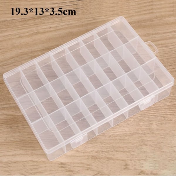 Förvaringslåda Smycken Pärlor Container 19,3X13X3,5CM 19.3x13x3.5cm