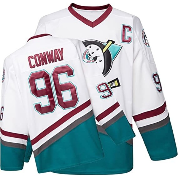 Tröja Charlie Conway Tröja #96 CONWAY filmhockeytröja white 2XL