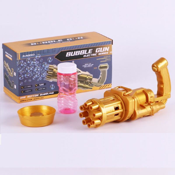 såpbubbelpistol såpbubbelmaskin bubble gun 1 st gul