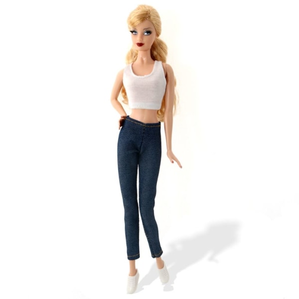 Kvinnlig dockdräkt Casual linne set 3 3 3