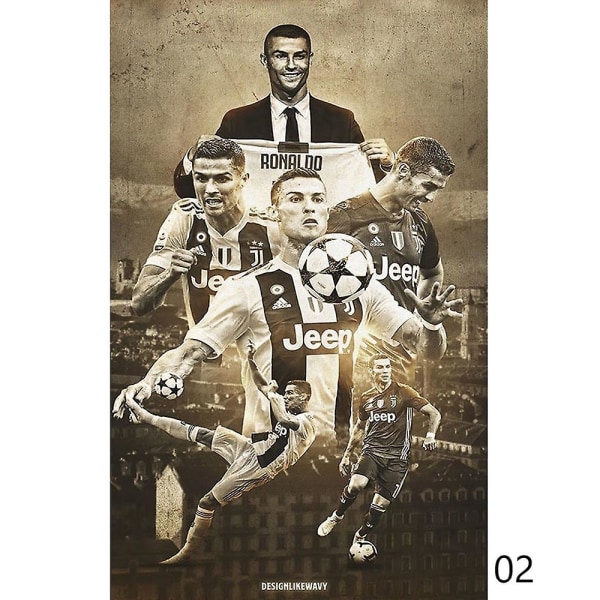 Ronaldo Tapet Fotbollsstjärna HD Affisch Väggdekoration 2