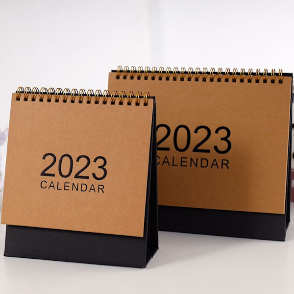 2023 Simple Desktop Paper enkel kalenderschemaläggare M