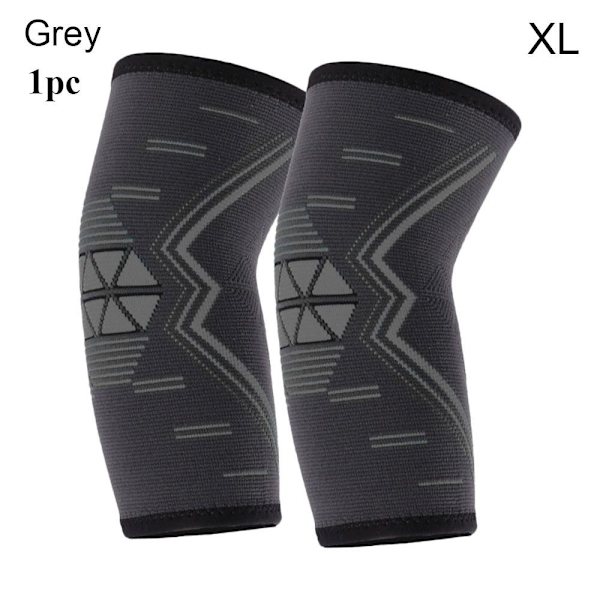 Sportknäskydd Kompressionsknäskydd GRÅ XL Grey XL