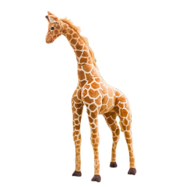 35/45/60/80/100/120 cm Jätte Real Life Giraffe Plyschleksaker högkvalitativt fyllda 120CM