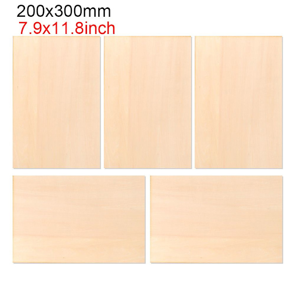 5st Aircraft Toys Basswood Board 200X300MM 200x300mm