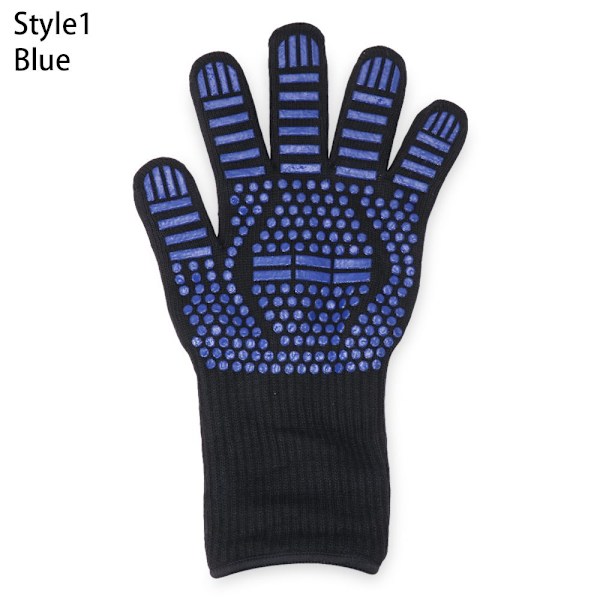 Grillhandskar Grillhandske BLÅ STIL1 Blue Style1