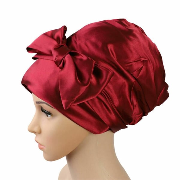 Silk Night Sleep Cap Shower Cap Hair Bonnet 3 3