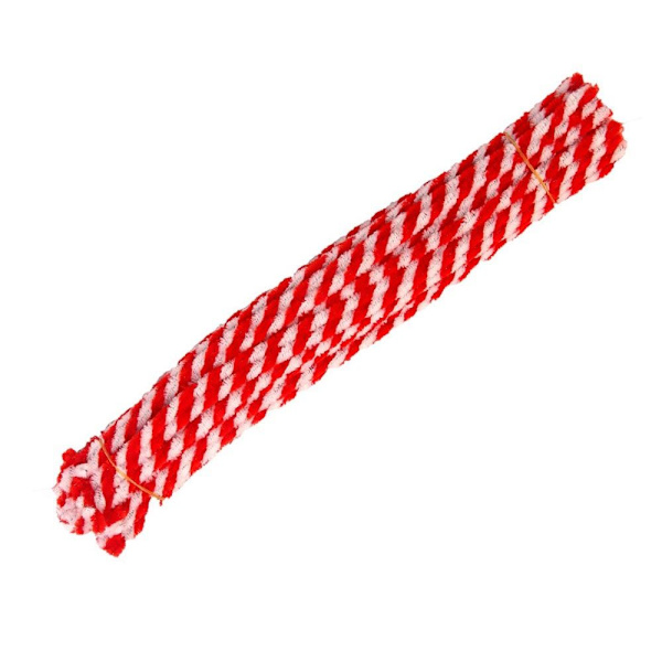 Twist Stick Plysch Strips RÖDA red