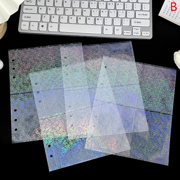 A5 inder Sleeves 1P 2P 4P Transparent Fotoalbum inder Refil B