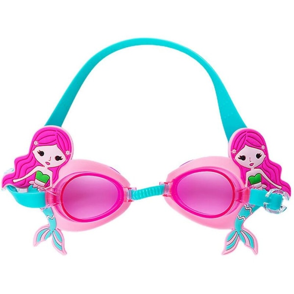 Barn Barn Vattentät anti-dimma Hd simglasögon 3d söta tecknade djur simglasögon pink