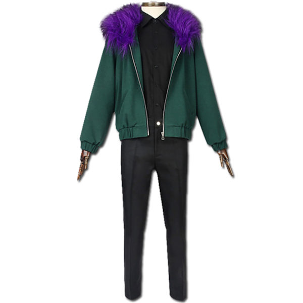 My Hero Academia Jisaki Kai cos kläder anime cosplay herr tw Green S M