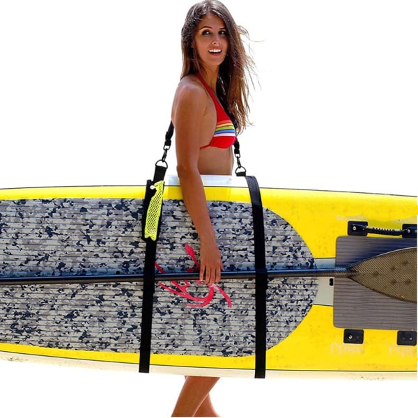 Justerbar Surfboard Shoulder Carry Sling Paddleboard Rem