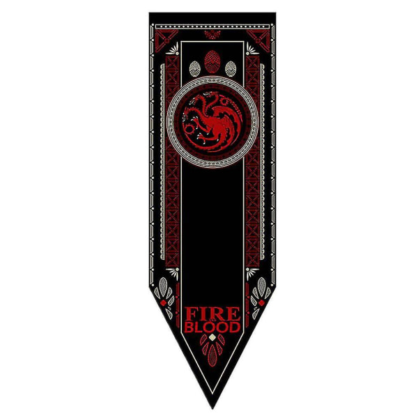 Game of Thrones hängande flagga 48*150cm Dekoration Taryarger