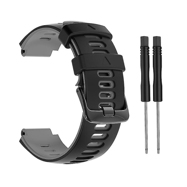 Garmin-approach S20/s6 Smart Watch Band Mjukt silikonarmband Black gray