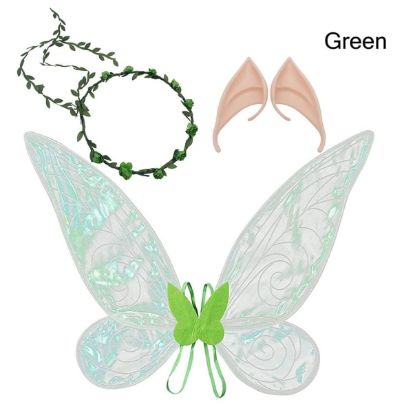 Fairy Wings Princess Angel Wings GRÖN Green