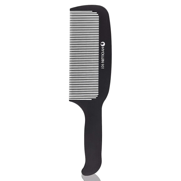 Black Carbon Flat Top Clipper Comb 230 Värmebeständig hårklippningskammar Utmärkt
