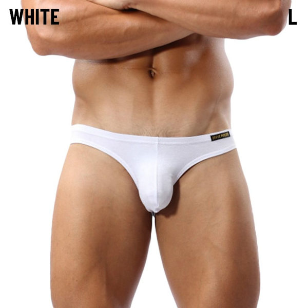 Herrbyxor Herrbikini VIT L white L