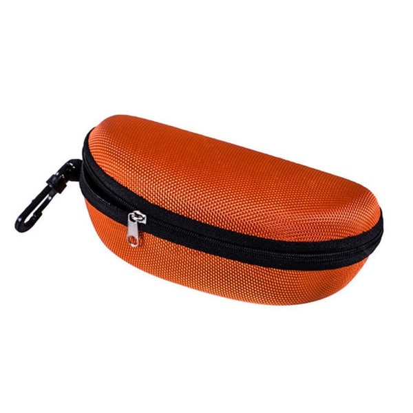 Dragkedja Solglasögon Hard Case Glasögon Solglasögon Protector ORANGE