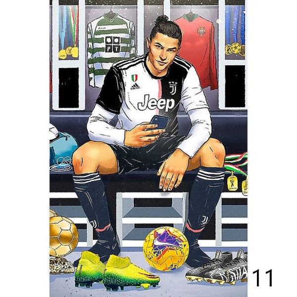 Ronaldo Tapet Fotbollsstjärna HD Affisch Väggdekoration 11