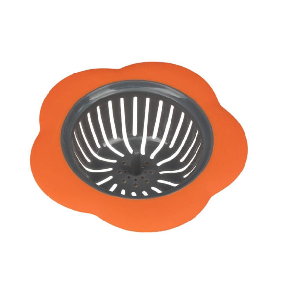 Diskbänkssil Avloppspropp ORANGE Orange