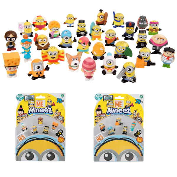 12-Pack Minions Dumma Mej Mineez Deluxe Figurer S1 multicolor