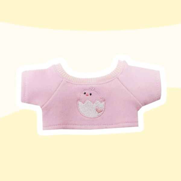 20cm Dockkläder Docka Cattoon Toppar ROSA Pink