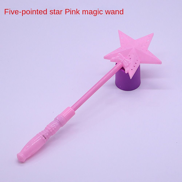 LED Blinkande Light-Up Ljusande Stick ROSA PENTAGRAM PENTAGRAM PINK Pentagram-Pentagram