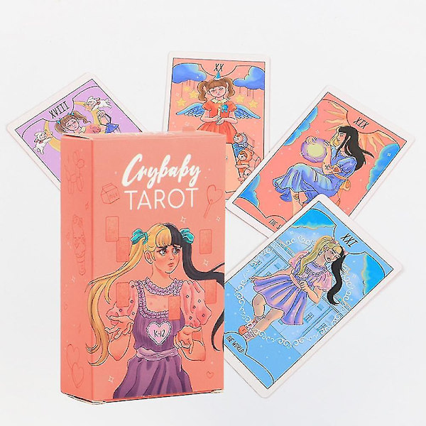Pengar Tarot Crying Girls Crybaby Brädspelskort Oracle Cards
