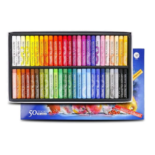 Professionell oljepastell för konstnär Soft Graffiti Crayon Creative Ritstift 50 Colors
