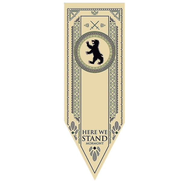 Game of Thrones hängande flagga 48*150cm Dekoration Mormont