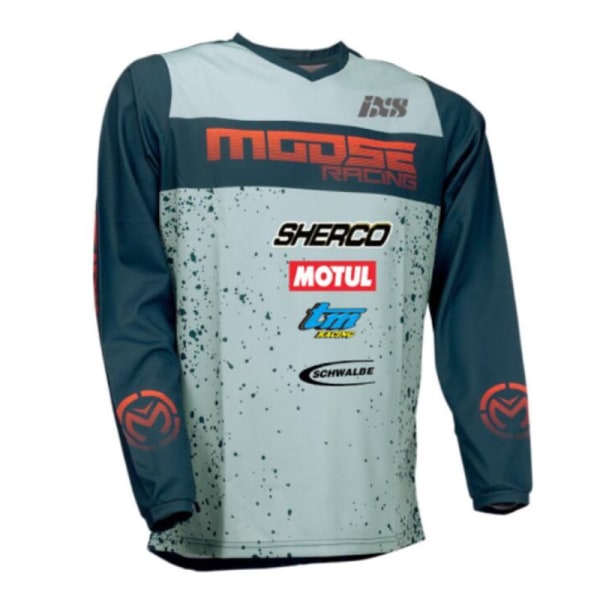 Motorcykel Racing Suit Mountain Bike Långärmad T-shirt style 2 S