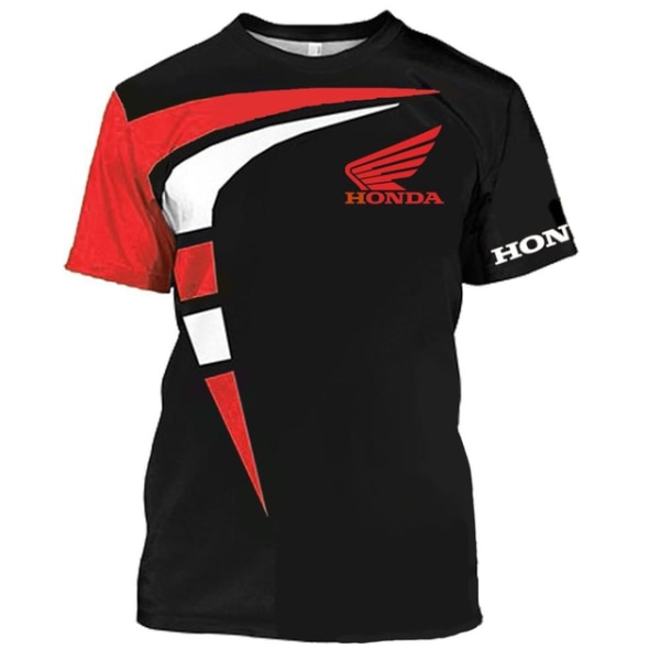 Honda T-shirt herr Motorcykel Racing kortärmad träningsoverall style 6 XS