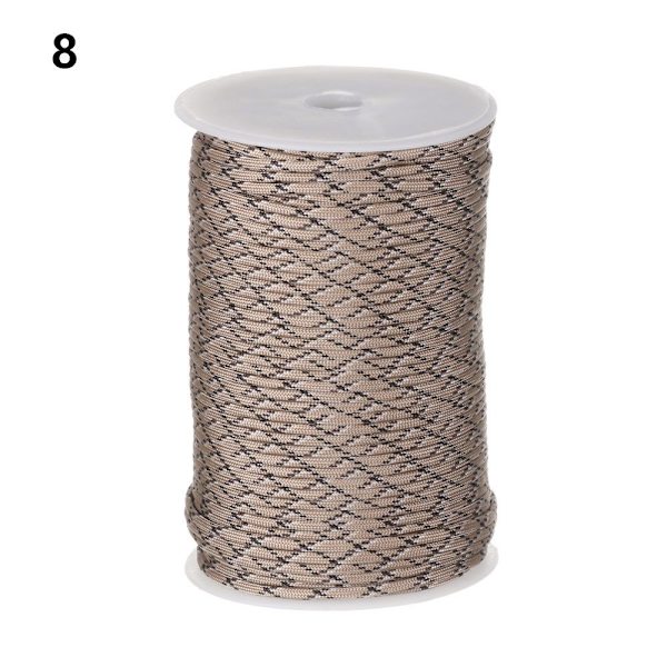 100 meter 9-Core Paracord Rope 550 Military Standard 8