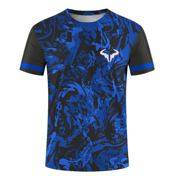 Sommar T-shirt badminton tennis serie kortärmad T-shirt style 2 2XL