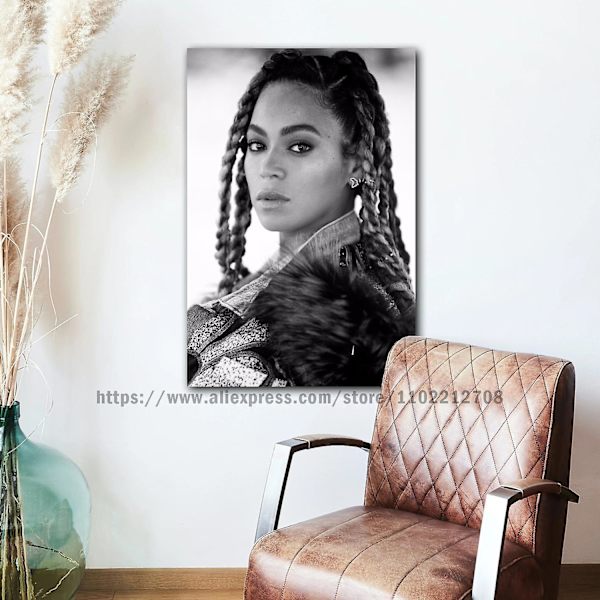 Beyoncé Affischdekoration Canvasaffisch Rum Bar Cafédekoration style 19 40x60cm No Frame