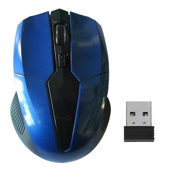 Bärbar 319 2,4ghz trådlös mus Office Gaming Mouse blue