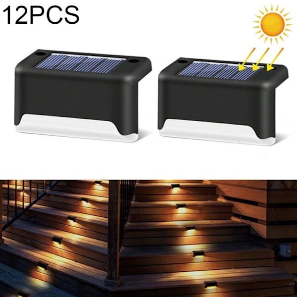 12-Pack Solcellsbelysning för Trapp