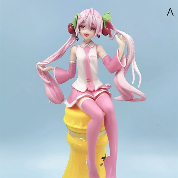 nime Figur Vocaloid Sakura Miku ction Figurer 16Cm Toy Kawai A