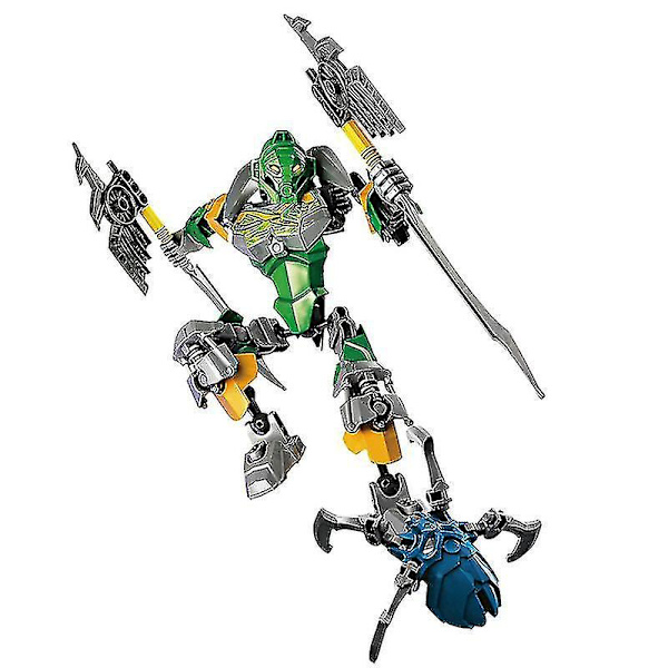 Bionicle Master Of Jungle Lewa Action Figures Byggstensleksaker Set för barn Julpojke Gift Co