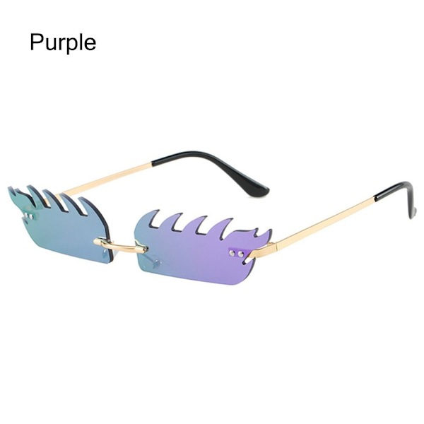Flame Solglasögon UV400 Skyddsskärmar LILA LILA Purple