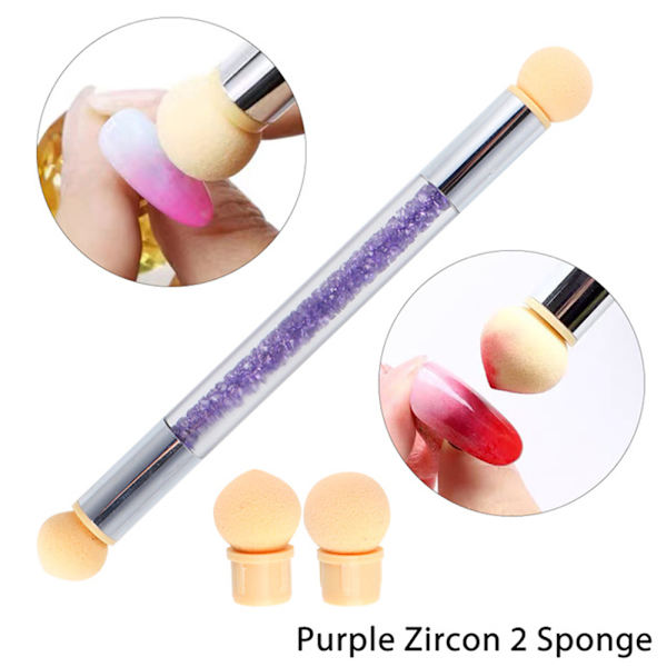 Ombre Nail Brush Svampar Set Gradient 05 05