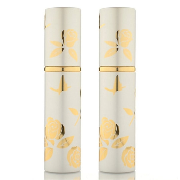 2st påfyllningsbar parfymflaska kosmetiska behållare SILVER 2ST Silver 2Pcs-2Pcs