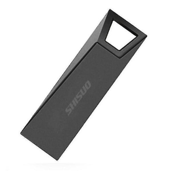 8GB USB 3.0 höghastighetsgränssnitt metall vattentät flashdisk (svart)
