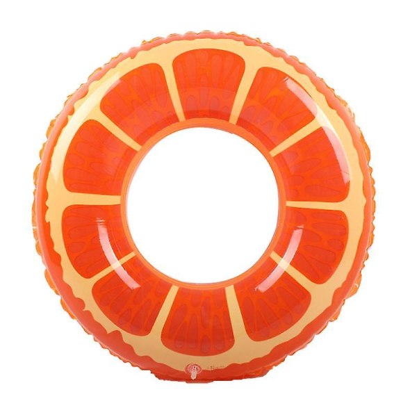 Uppblåsbara Frukter Pool Floats Vattenmelon Orange Simringar orange