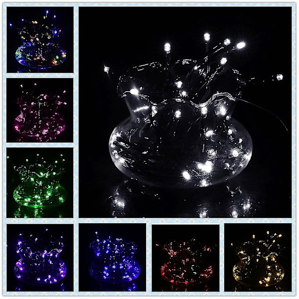 7m 50led Ip68 Led Holiday String Lights Julfestival Fairy String Lights