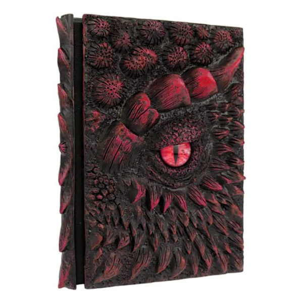 3D Dragon Relief Notebook 3D Dragon Relief Journal 2-RED 2-Red