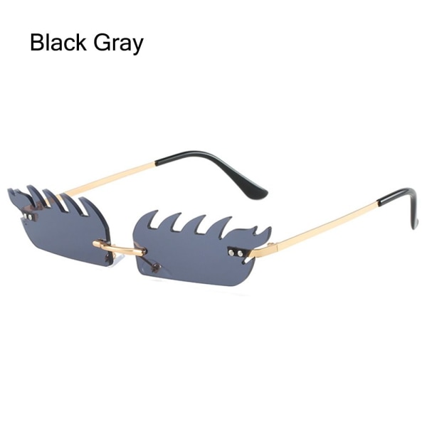 Flame Solglasögon UV400 Skyddsskärmar SVART GRÅ SVART GRÅ Black Gray