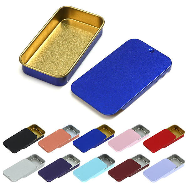 Mini Iron Box Förvaringsbox BLÅ blue
