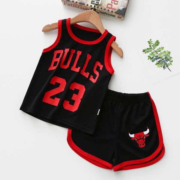 Kids Summer #23 BULLS Casual Sports Basket Set 140cm
