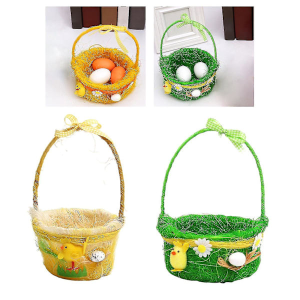 2st Easter Egg Hunt Plyschkorg Presentkorgpåse för barn
